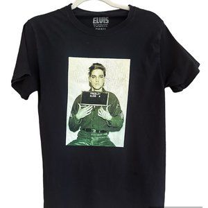 ELVIS ARMY PHOTO BOYFRIEND TEE BLACK SZ S